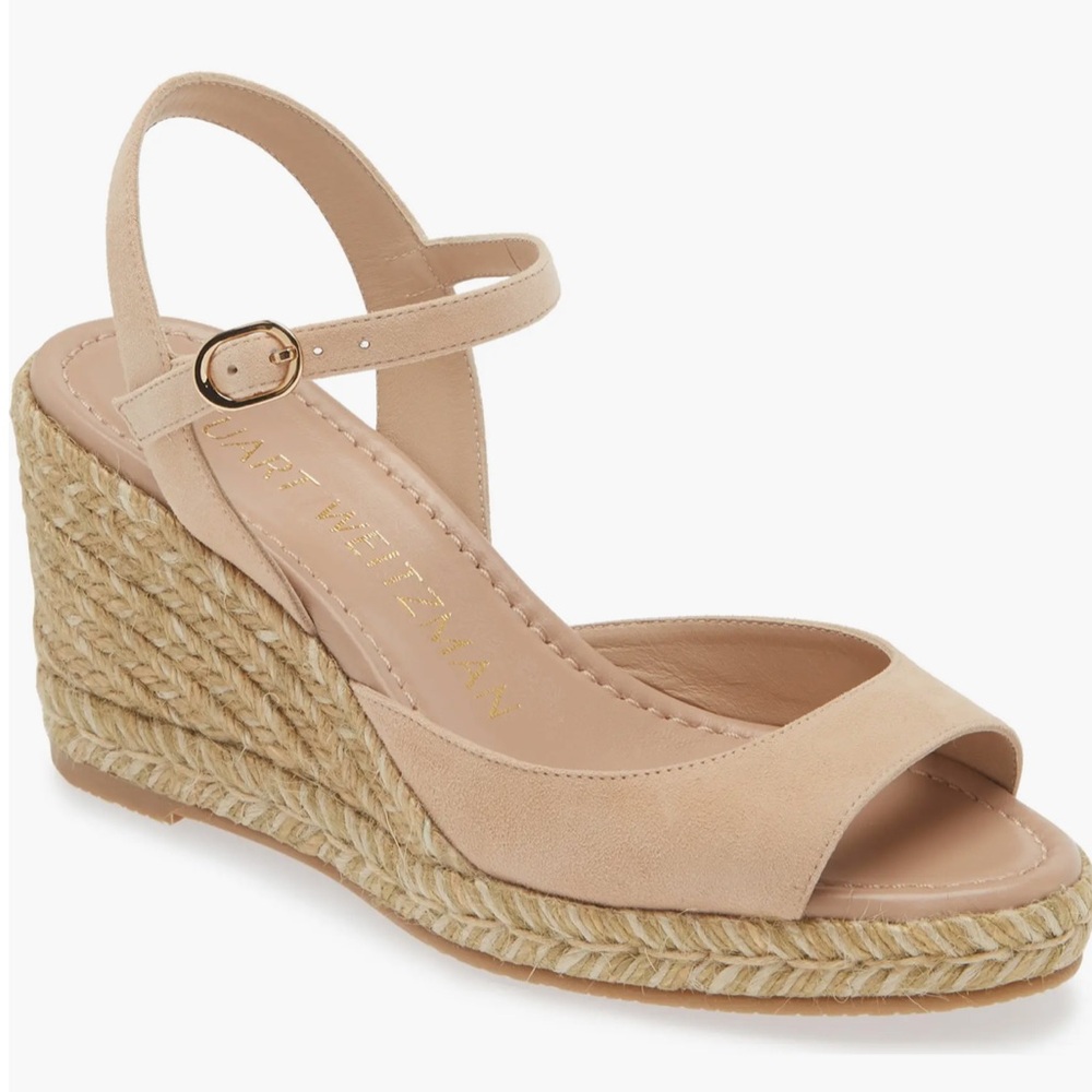 🌹STUART WEITZMAN🌹 Tia Espadrille Wedge Sandal Size: 8.5B